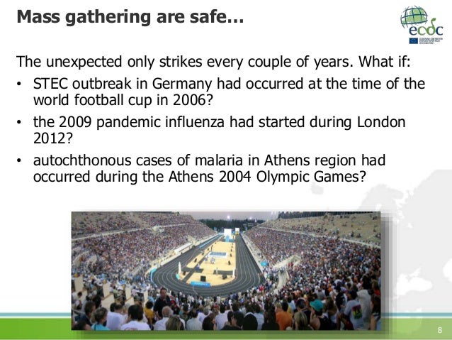 Reflections On Mass Gathering Preparedness Denis Coulombier - 
