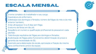 ESCALA da equipe de Enfermagem e dimensionamento | PDF