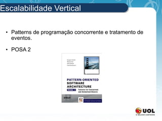 Escalabilidade Vertical Patterns de programação concorrente e tratamento de eventos. POSA 2 