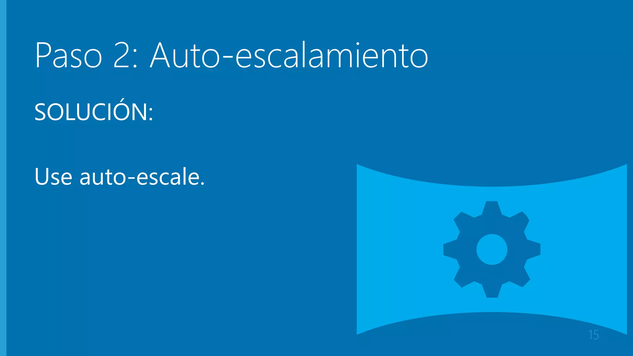 Paso 2: Auto-escalamiento 
SOLUCIÓN: 
Use auto-escale. 
15 
 