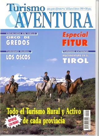 Escalada glaciar Gredos. Sergio Garasa Revista Turismo & Aventura. ene98