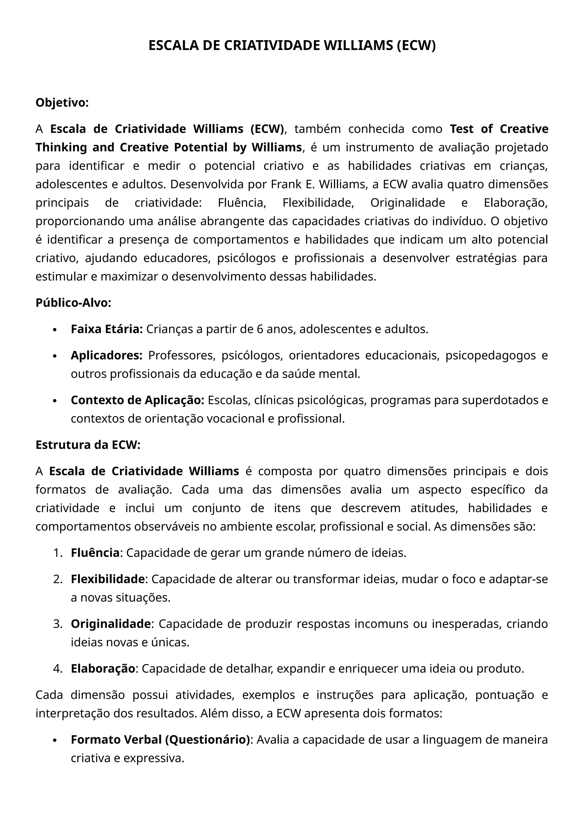 ESCALA DE CRIATIVIDADE WILLIAMS (ECW).docx