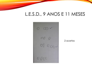 L.E.S.D., 9 ANOS E 11 MESES
2 acertos
 