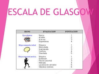 ESCALA DE GLASGOW
 