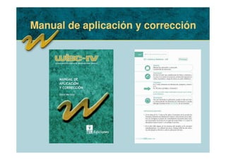 Manual de aplicación y corrección
 