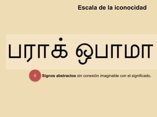 Escala de la iconocidad

0

Signos abstractos sin conexión imaginable con el significado.

 