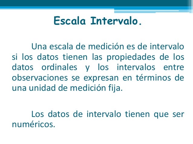 Escala de medición
