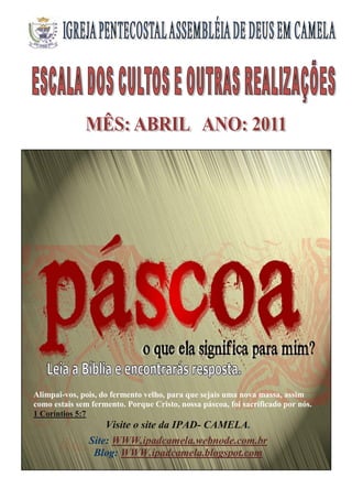 Escala do mês de abril | PDF