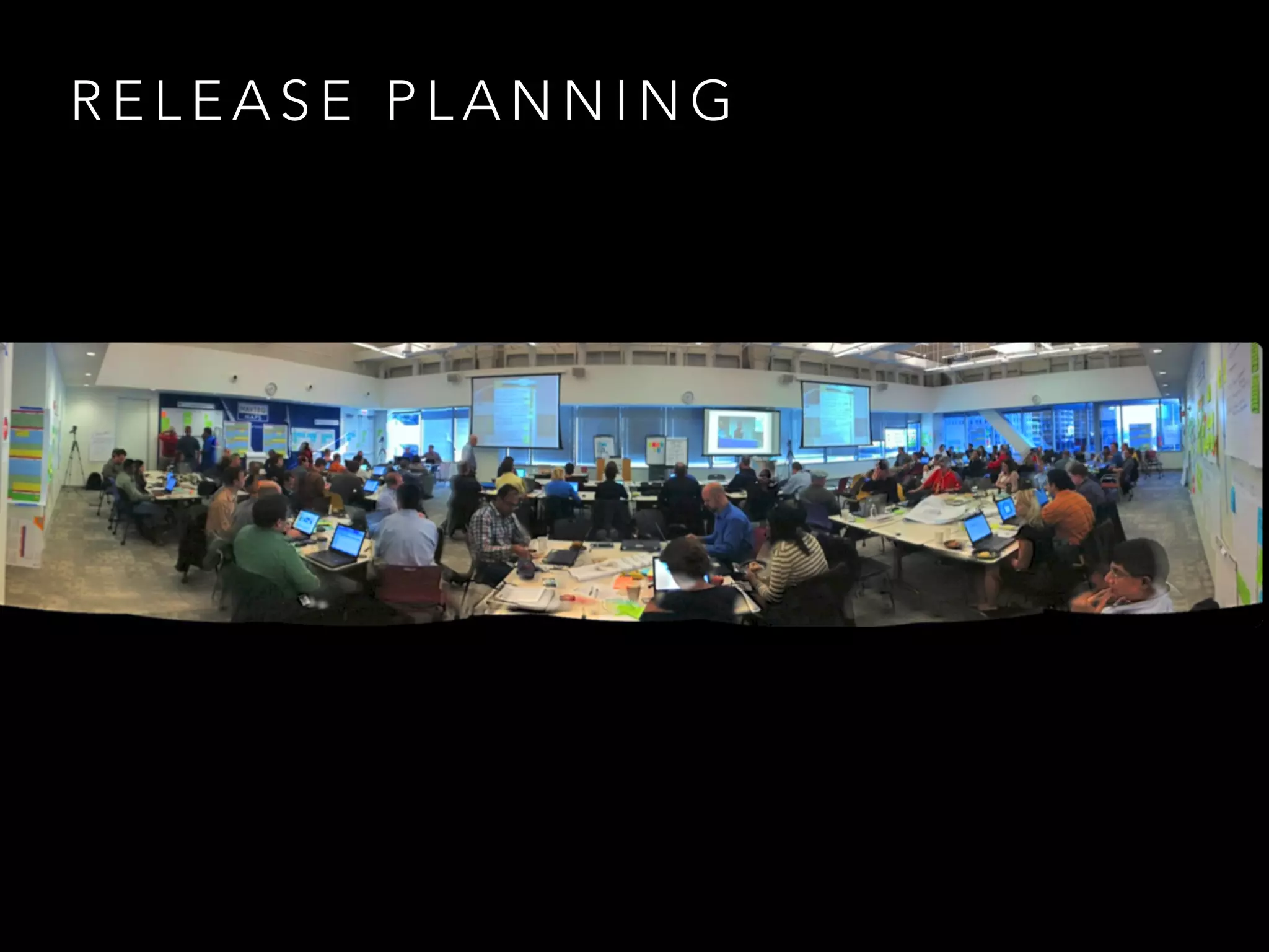 Team 
Integração Documentação 
Sprint Sprint Sprint 
Team 
Sprint Sprint Sprint 
Team 
Sprint Sprint Sprint Release 
Testes Código 
 