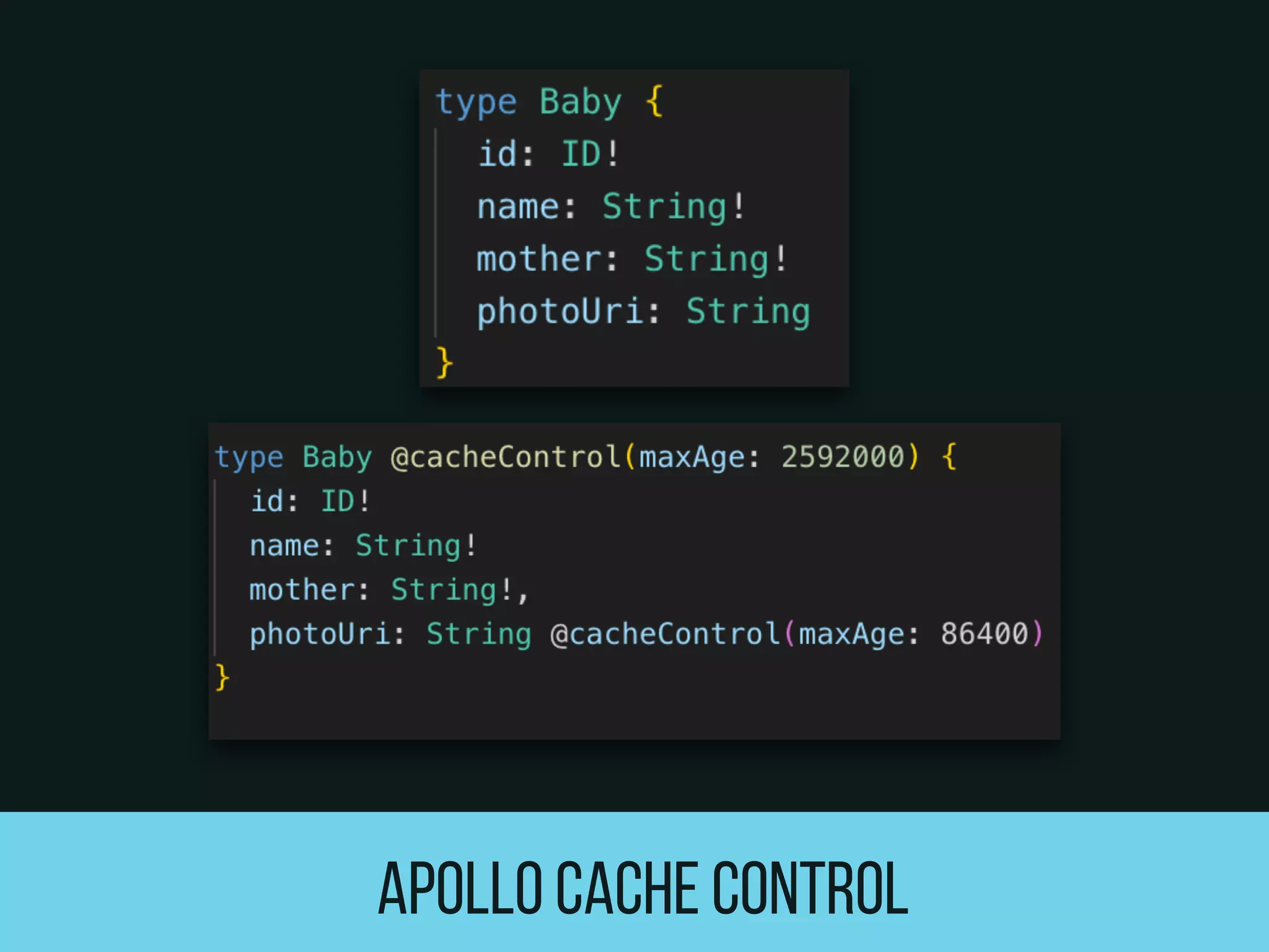 Apollo cache control
 