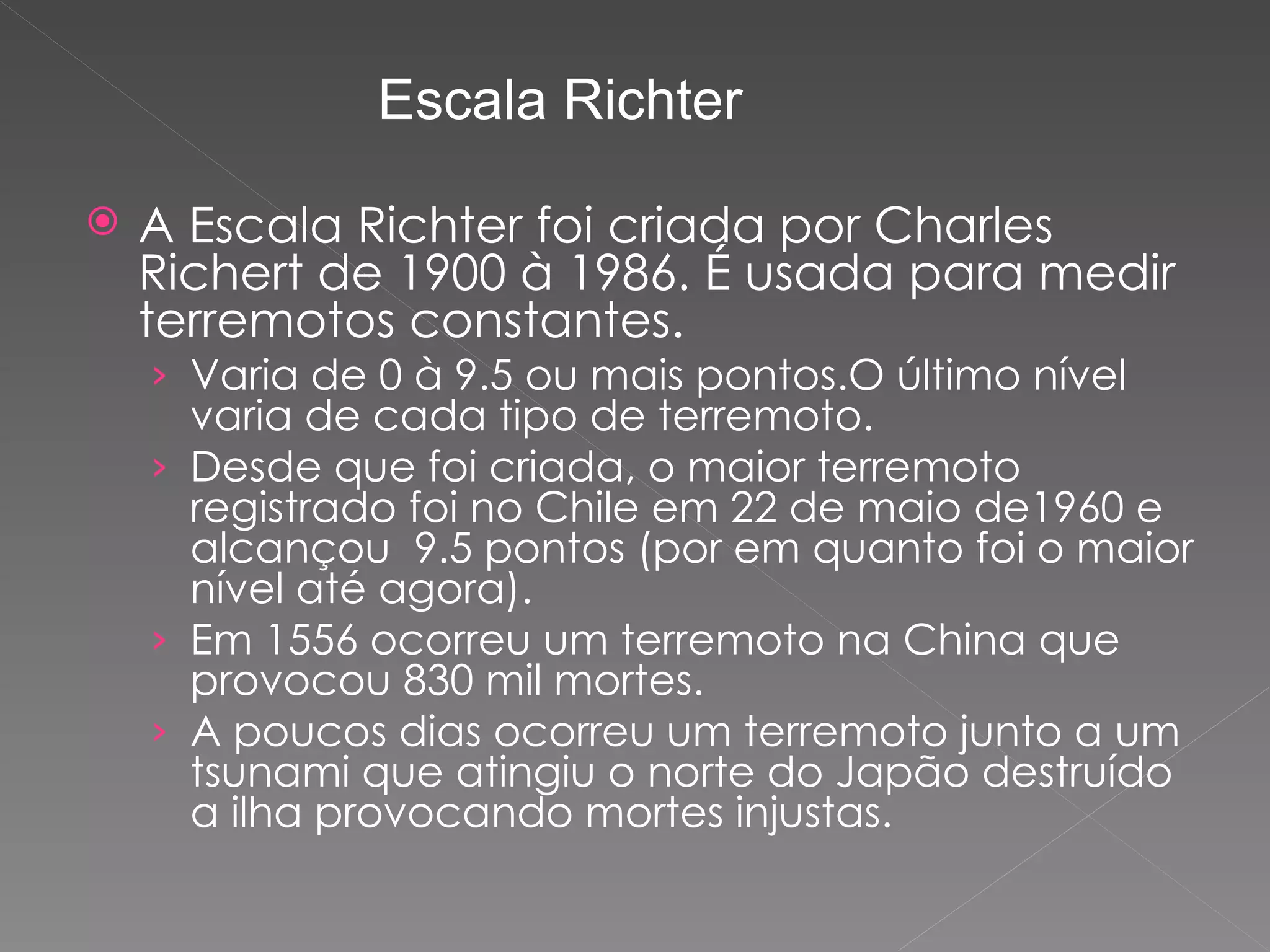 Escala richter | PPT