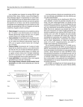 Escala rifle para insuficienciencia renal aguda | PDF | Digestive ...
