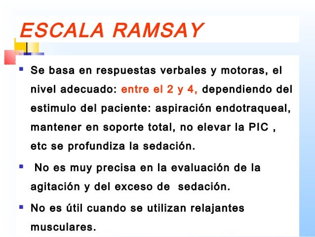 Escalas medicas = Anestesiologia