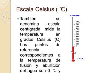 Grados C Escalas de temperatura | PPTX