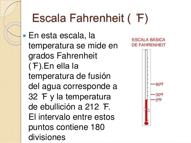En Que Se Basan Los Grados Fahrenheit