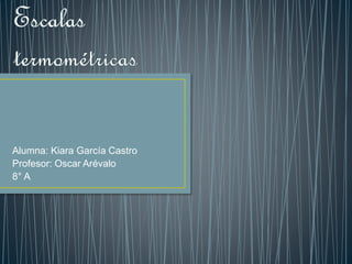 Alumna: Kiara García Castro
Profesor: Oscar Arévalo
8° A
 