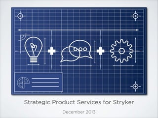 Strategic Product Services for Stryker
December 2013

 