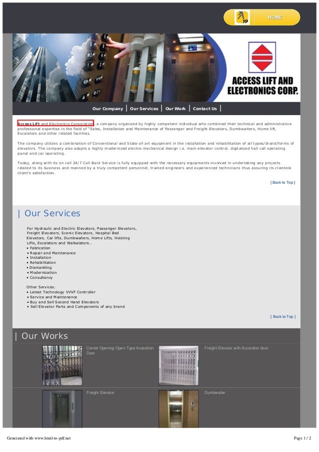 Escalators elevators lifts access lift and electronics