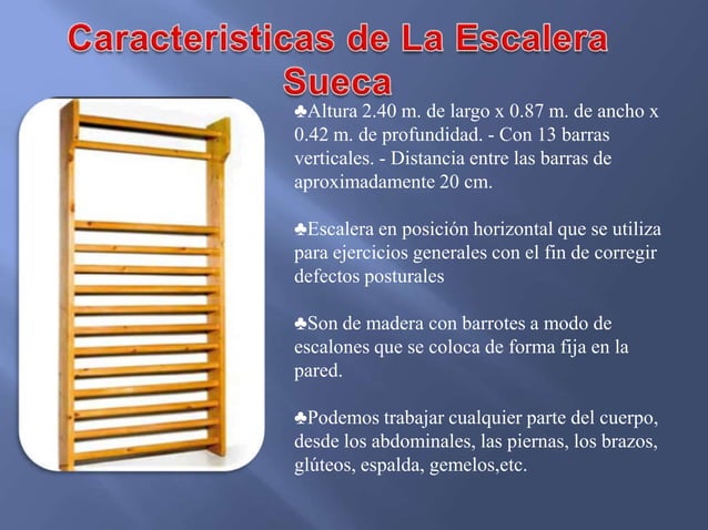 Escalera sueca | PPT