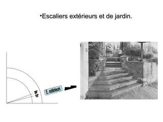 •Escaliers extérieurs et de jardin.Escaliers extérieurs et de jardin.
 