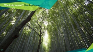 Want big impact? Use big image.
21
 