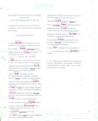 COMPRENSIÓN DE LECTURA