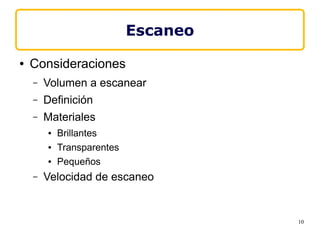 Escaneo 3 d | PDF