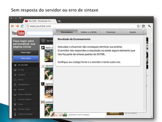 Sem resposta do servidor ou erro de sintaxe
 