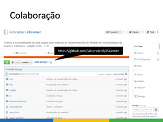 Colaboração
https://github.com/victoradriel/eScanner
 