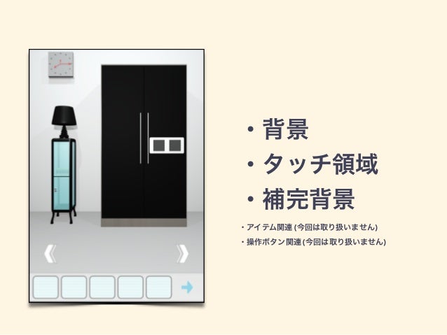スマートフォンでの脱出ゲームの作り方