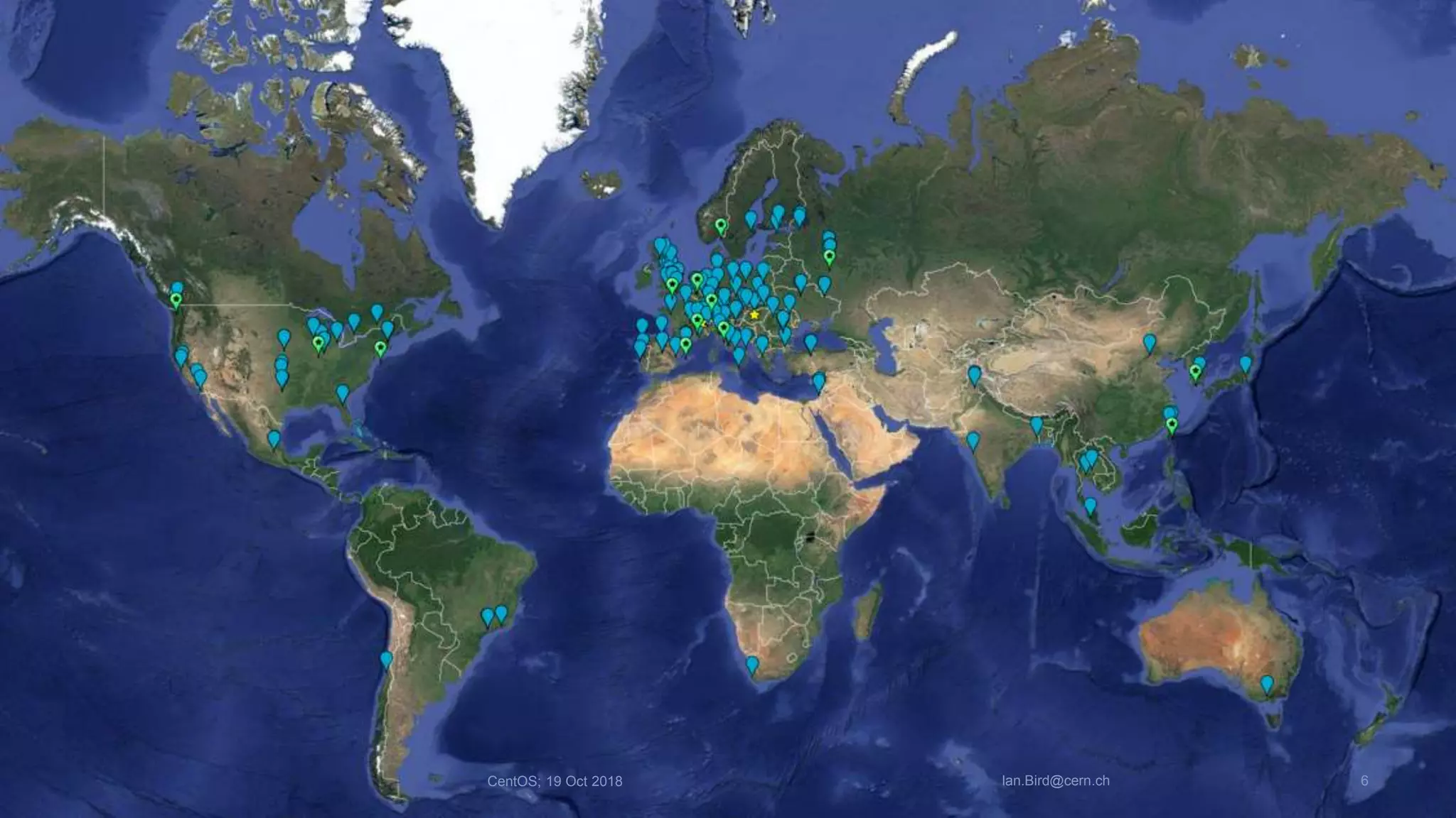 CentOS; 19 Oct 2018 Ian.Bird@cern.ch 6
 