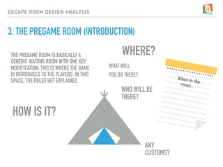 Escape Room Design Analysis | PDF