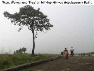 ‘Man, Women and Tree’ on hill-top Himvad Gopalaswamy Betta
 