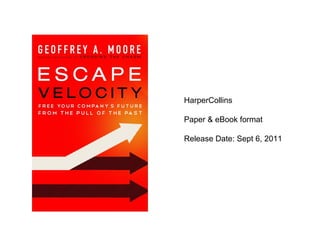 HarperCollins
Paper & eBook format
Release Date: Sept 6, 2011
 
