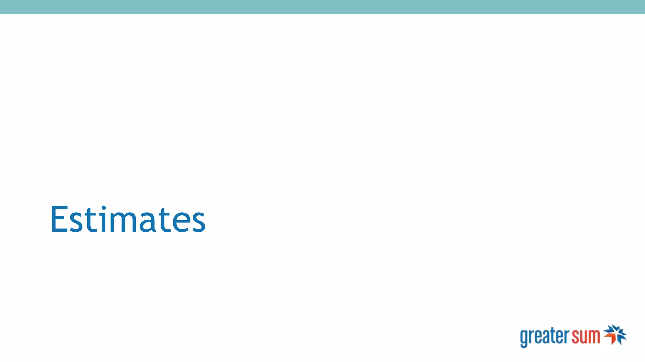 Estimates