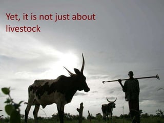 Food production and sustainable agriculture policies: Reminding the role of livestock