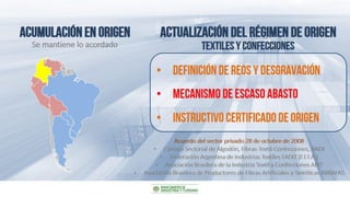 Escaso abasto con acuerdo mercosur