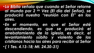 Escatología Bíblica: La Segunda Venida de Cristo y el Fin de los ...