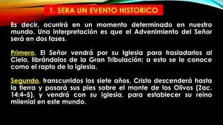 Escatología Bíblica: La Segunda Venida de Cristo y el Fin de los ...