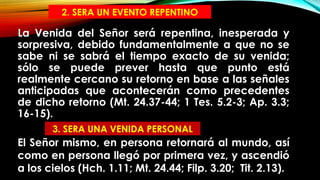 Escatología Bíblica: La Segunda Venida de Cristo y el Fin de los ...