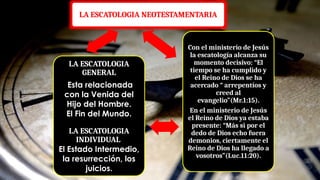 Escatología Bíblica: La Segunda Venida de Cristo y el Fin de los ...