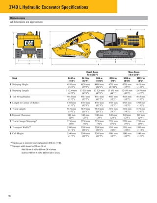 Escavadeira hidraulica cat 374 dl | PDF