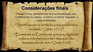 Escavando a Bíblia