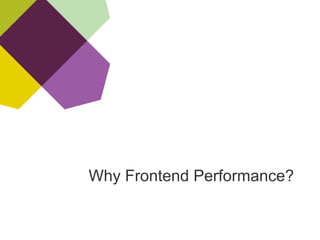 Why Frontend Performance?
 