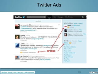 Twitter Ads




              119
 