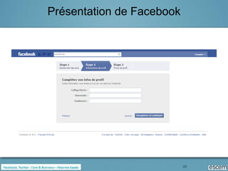 Présentation de Facebook




                           35
 