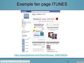 Exemple fan page ITUNES




https://www.facebook.com/iTunes?sk=app_74561238314

                                                 68
 