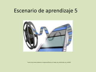 Escenario de aprendizaje 5




     Fuente: http://www.ciudadanos-cs.org/prensa/Grupo_de_Trabajo_de_Audiovisuales_de_Cs/3093/
 