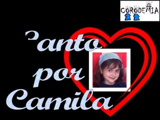 Canto por Camila 2004 Escenografías