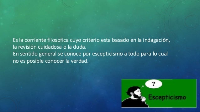 Escepticismo